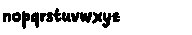 Playful Marker Bold Font LOWERCASE