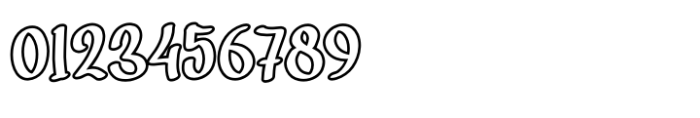 Playful Outline Font OTHER CHARS