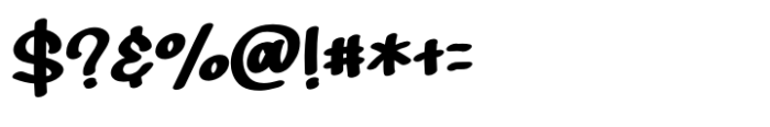 Playful Yellow Regular Font OTHER CHARS