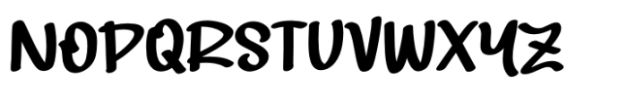 Playful Yellow Regular Font UPPERCASE