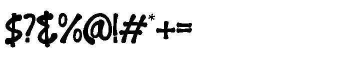 Playmore Font OTHER CHARS