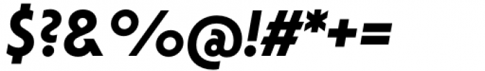 Plecnik Bold Italic Font OTHER CHARS