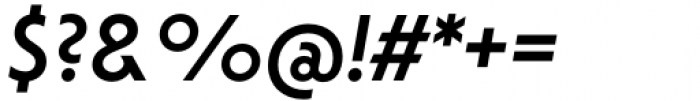 Plecnik Medium Italic Font OTHER CHARS