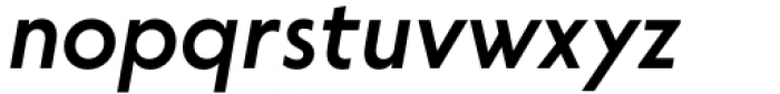 Plecnik Medium Italic Font LOWERCASE
