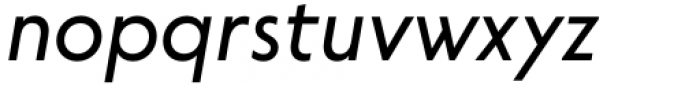 Plecnik Regular Italic Font LOWERCASE