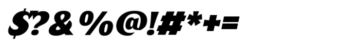 Plenary Black Italic Font OTHER CHARS