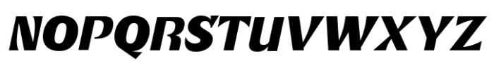 Plenary Extra Bold Italic Font UPPERCASE
