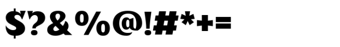 Plenary Extra Bold Font OTHER CHARS