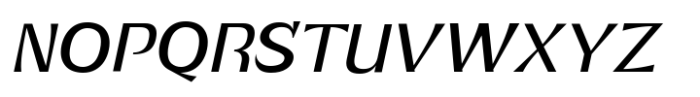 Plenary Regular Italic Font UPPERCASE