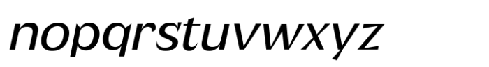 Plenary Regular Italic Font LOWERCASE