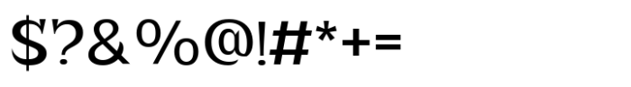 Plenary Regular Font OTHER CHARS