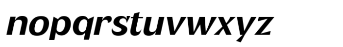 Plenary Semi Bold Italic Font LOWERCASE