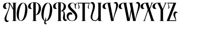 Plesantha Font UPPERCASE