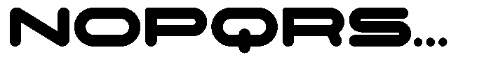 Pleso L Black Font UPPERCASE