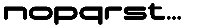 Pleso L Black Font LOWERCASE