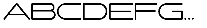Pleso M Light Font UPPERCASE