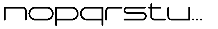 Pleso M Light Font LOWERCASE