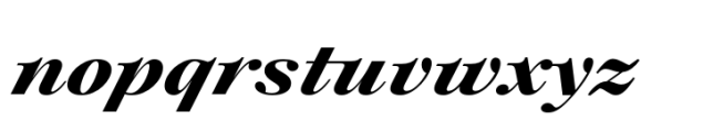 Plethora Bold Italic Font LOWERCASE