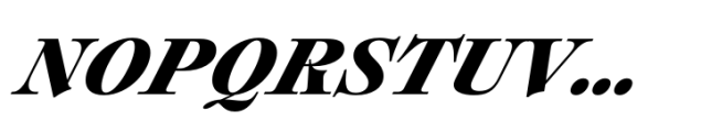 Plethora Extra Bold Italic Font UPPERCASE