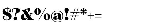 Plethora Extra Bold Font OTHER CHARS
