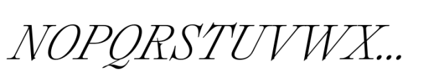Plethora Light Italic Font UPPERCASE