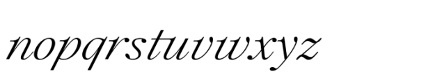 Plethora Light Italic Font LOWERCASE