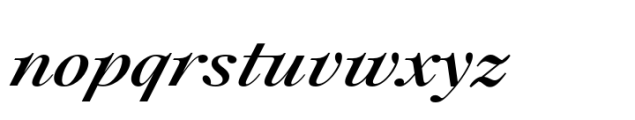 Plethora Medium Italic Font LOWERCASE