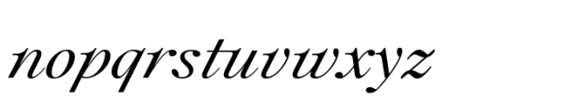 Plethora Regular Italic Font LOWERCASE