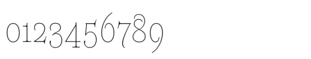 Plethora Thin Font OTHER CHARS