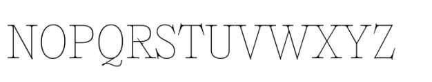Plethora Thin Font UPPERCASE