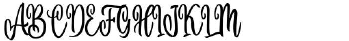 Pletty Book Handwritten Font UPPERCASE
