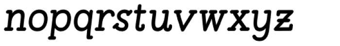 Pleuf Pro Bold Italic Font LOWERCASE