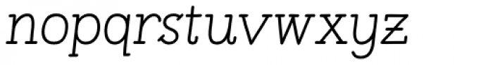 Pleuf Pro Italic Font LOWERCASE