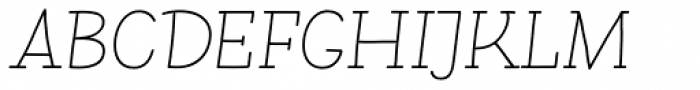 Pleuf Pro Light Italic Font UPPERCASE