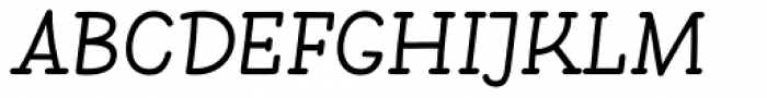 Pleuf Pro Medium Italic Font UPPERCASE