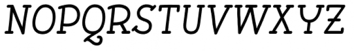 Pleuf Pro Medium Italic Font UPPERCASE