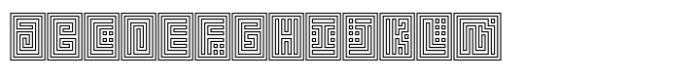 Plexo Construct Style A Font UPPERCASE