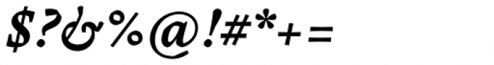 Pliego Semi Bold Italic Font OTHER CHARS