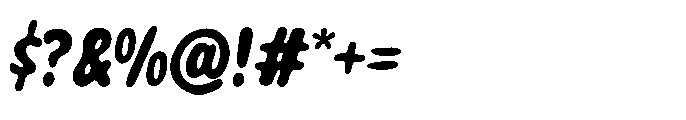 Ploger Font OTHER CHARS