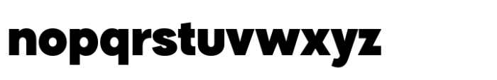 Ploni Black Font LOWERCASE