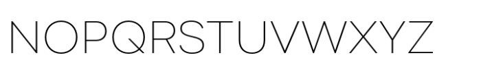 Ploni Ultra Light Font UPPERCASE
