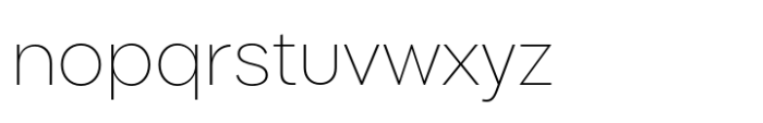 Ploni Ultra Light Font LOWERCASE