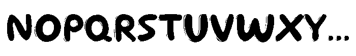 Ploofy Font UPPERCASE
