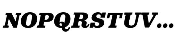 Ploquine Extrabold Italic Font UPPERCASE