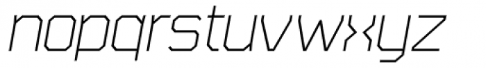 Plotta Italic Font LOWERCASE