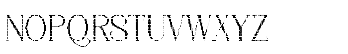 Plowell Font UPPERCASE