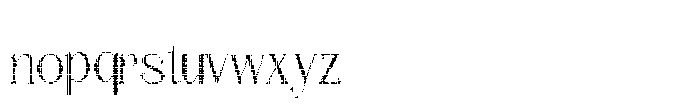 Plowell Font LOWERCASE