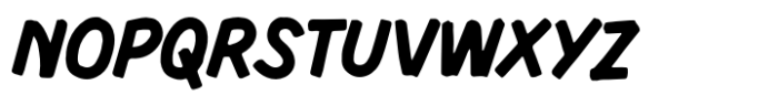 Pluma  Bold Font LOWERCASE