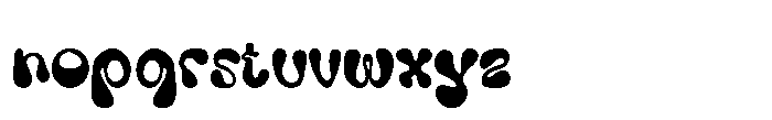 Plumby Vintage Font LOWERCASE