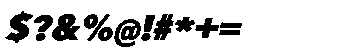 Plumo Italic Font OTHER CHARS